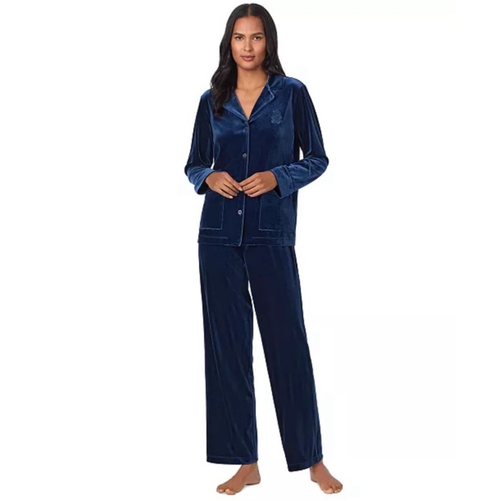 Ralph Lauren velvet pajama set (like new)